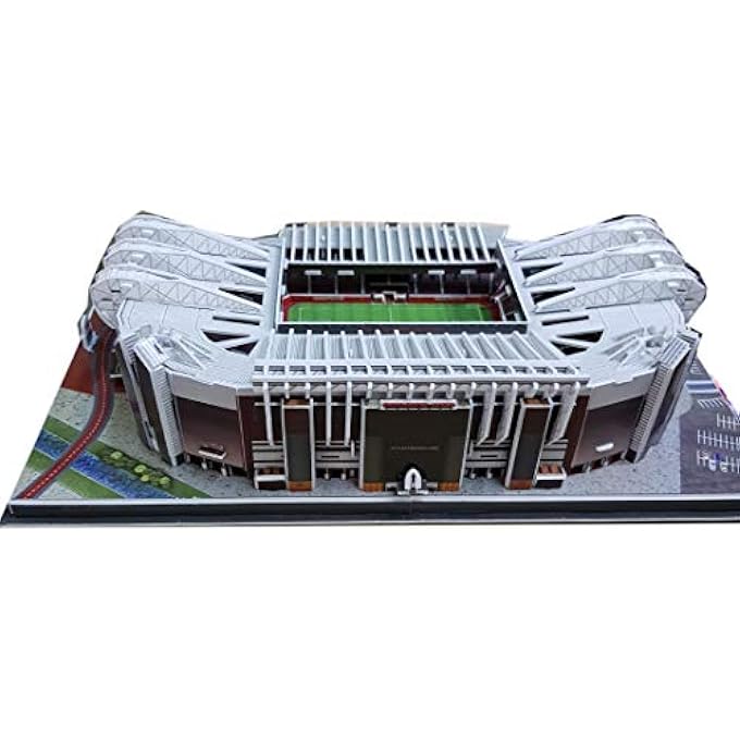 3D PUZZLE OLD TRAFFORD MANCHESTER UNITED STADIUM, REALISTIC STYLE, 1000 PIECES, 1 COUNT, 1 SET, 1 ITEM, 1 PUZZLE, 1 PACKAGE, 1 CONTENT, 8 YEARS AND UP